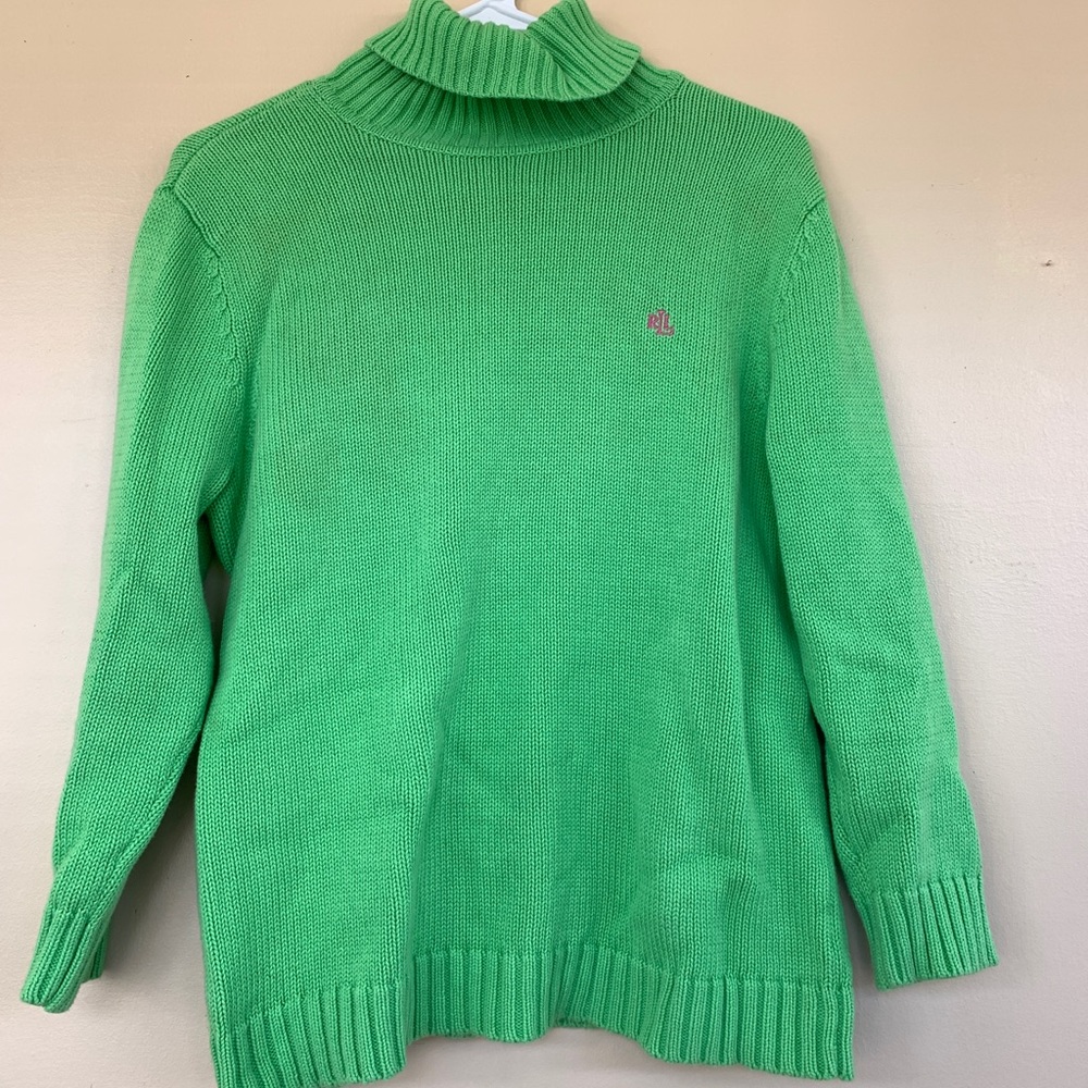 LIME GREEN RALPH LAUREN SIZE MEDIUM